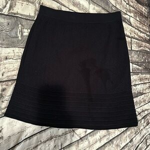 Cabi Medium Bon Voyage Navy Knit Skirt Style 290